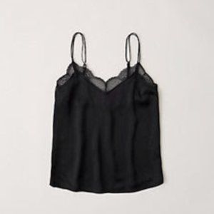 A&F Lace Trim Double Strap Cami (xs)